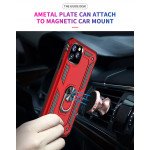 Wholesale iPhone 11 Pro (5.8in) Tech Armor Ring Grip Case with Metal Plate (Red)